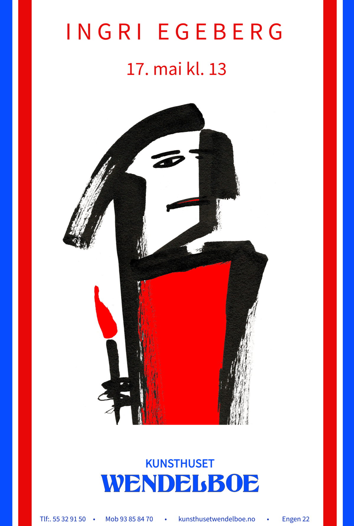 Ingri Egeberg på Kunshuset&nbsp;Wendelboe